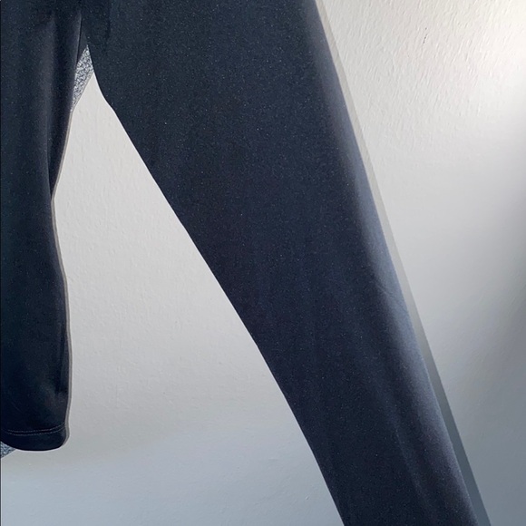 Black and Gray Fitted Long Sleeve Tee with Mandarin Collar - Picture 5 of 10